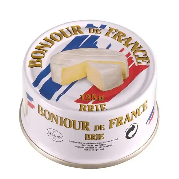 Queijo Brie Francês Bonjour De France 125g