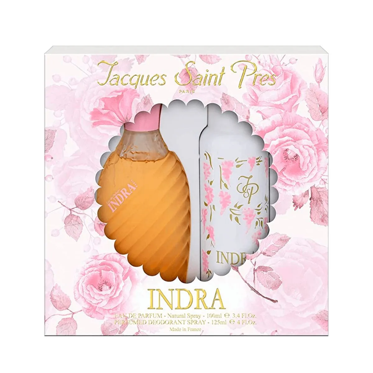 Kit Jacques Saint Pres Indra - Eau De Parfum 100ml + Desodorante 125ml NULO