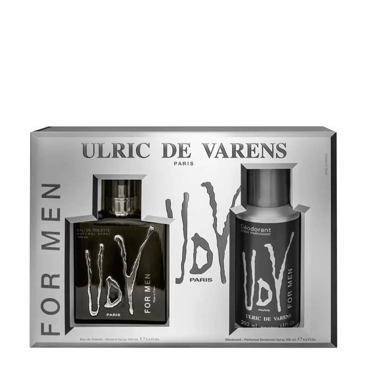 Ulric de Varens Kit Coffret Perfume Masculino Eau De Toliette 100ml + Desodorante 200ml