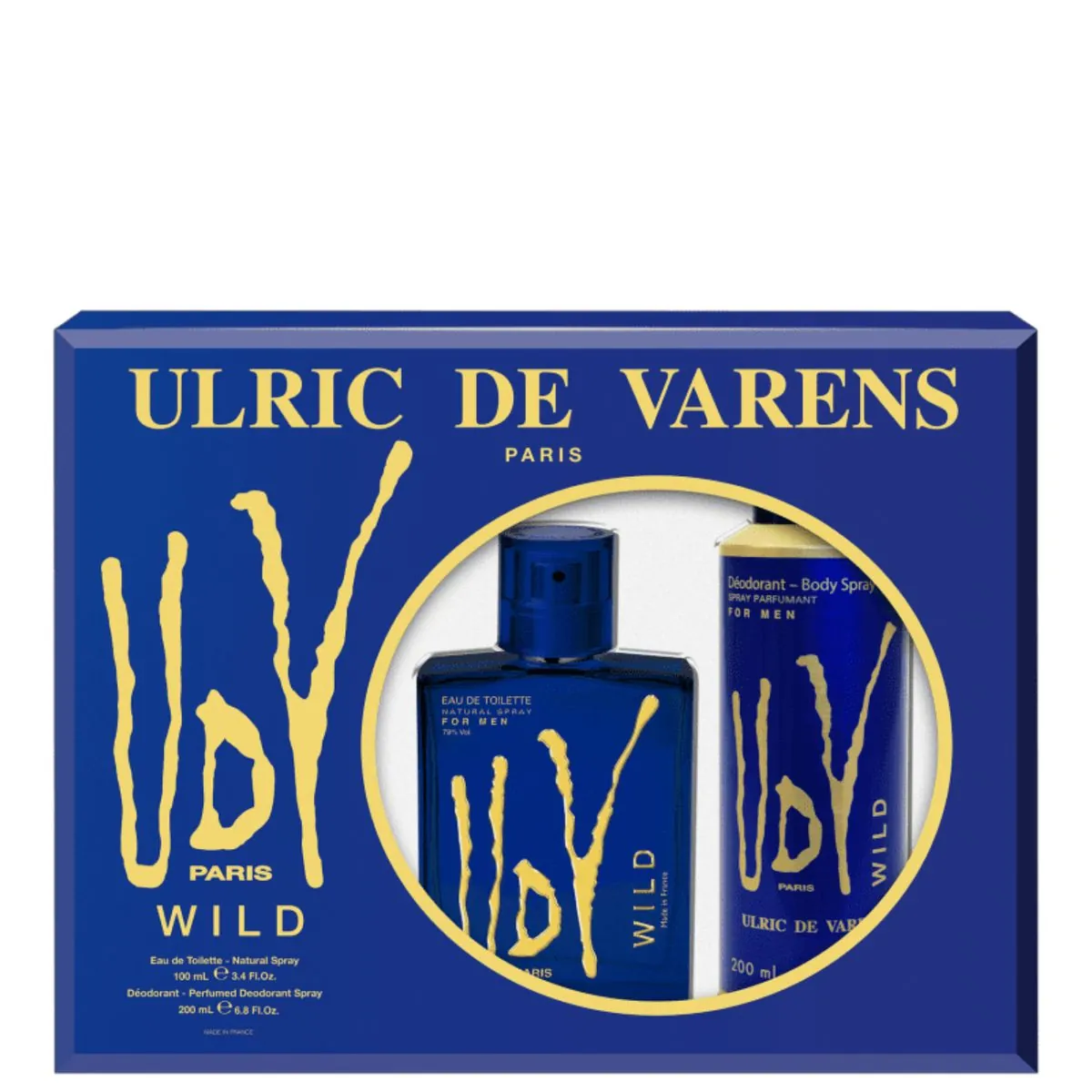 Kit U.D.V Wild EDT ( Perfume 100 ml + Deo Spray 200 ml )