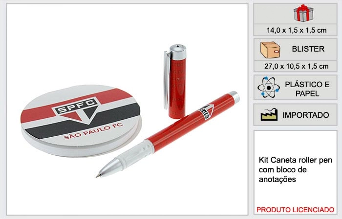 Kit Caneta Ravi Sao Paulo C1610 2