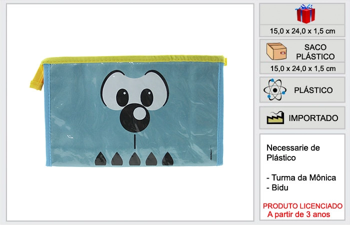 Necessaire Ravi Cachorro Bidu