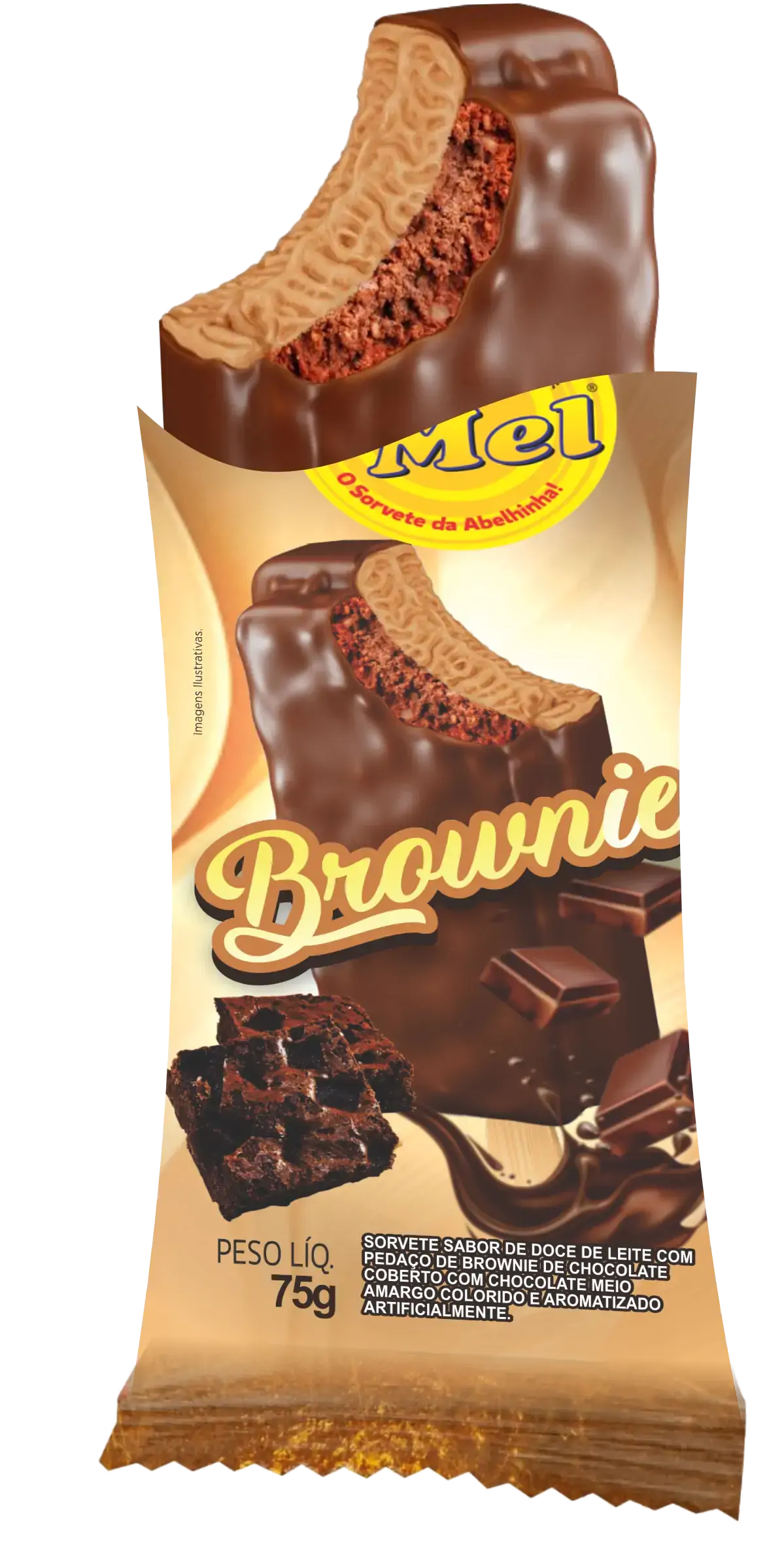Picole Skimel 75g Brownie