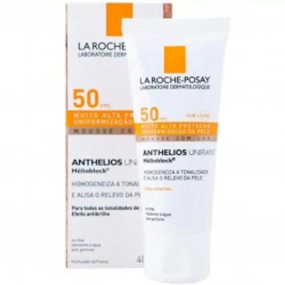 Protetor Solar La Roche Posay Anthelios Unifiant Fps 50 Mousse Com Cor