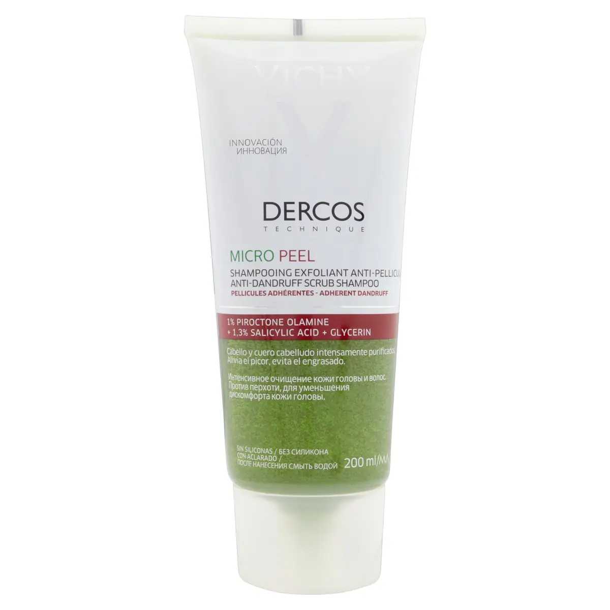 Shampoo Anticaspa Vichy Dercos Micro Peel Bisnaga 200ml