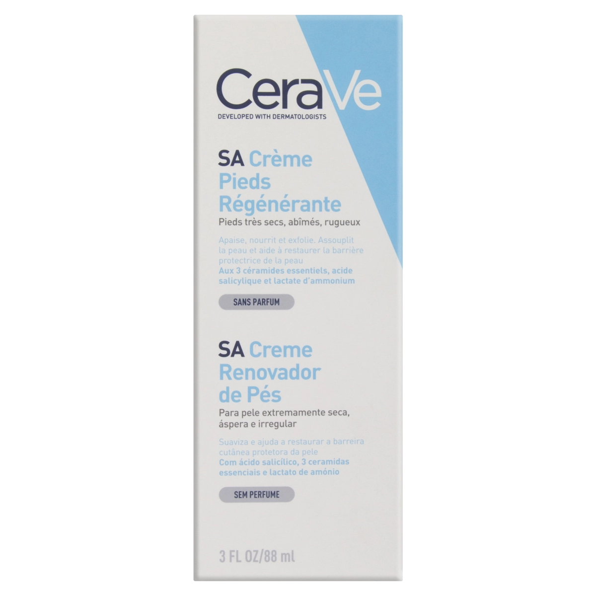 Creme Renovador Para Pés Cerave Caixa 88ml