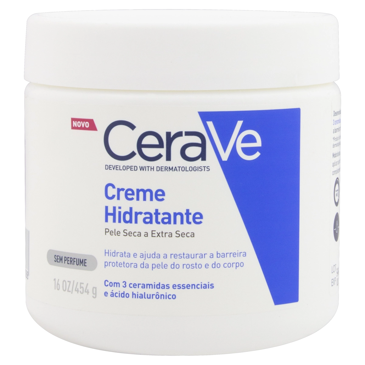 Creme Hidratante Sem Perfume Cerave Pote 454g
