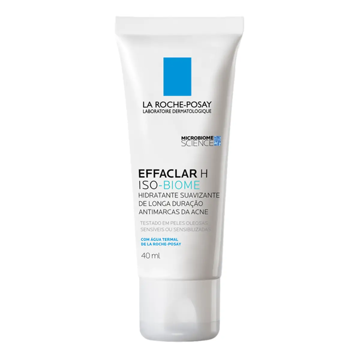 Hidratante Suavizante Facial La Roche Posay Effaclar H Iso Biome Bisnaga 40ml