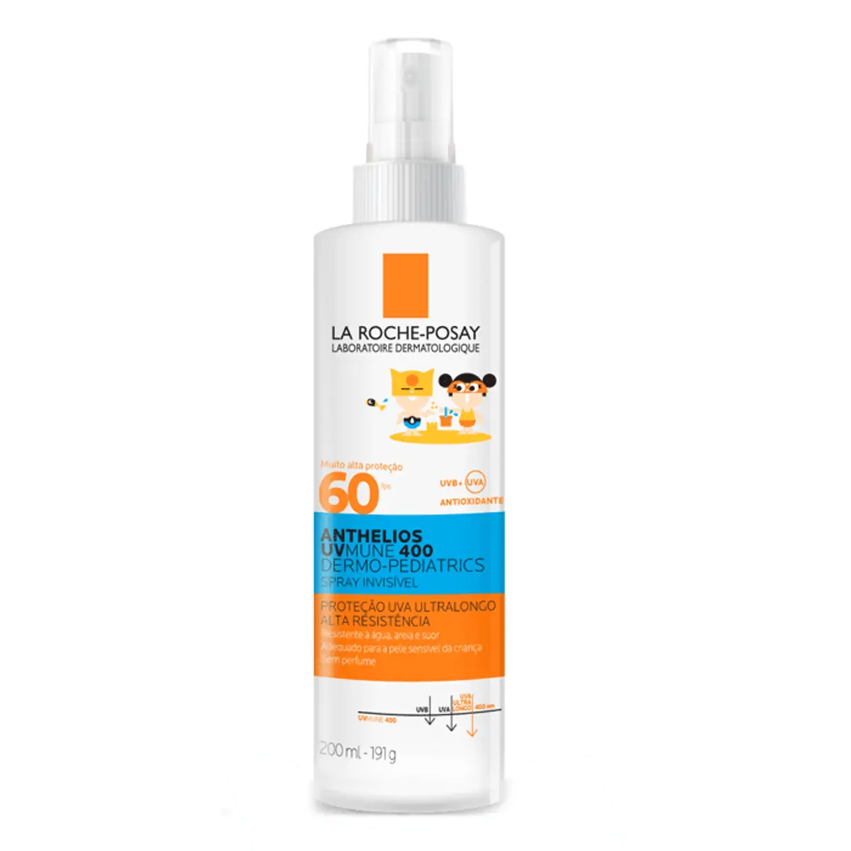 Protetor Solar Infantil Fps 60 Sem Perfume La Roche Posay Anthelios Uvmune 400 Dermo Pediatrics Fras