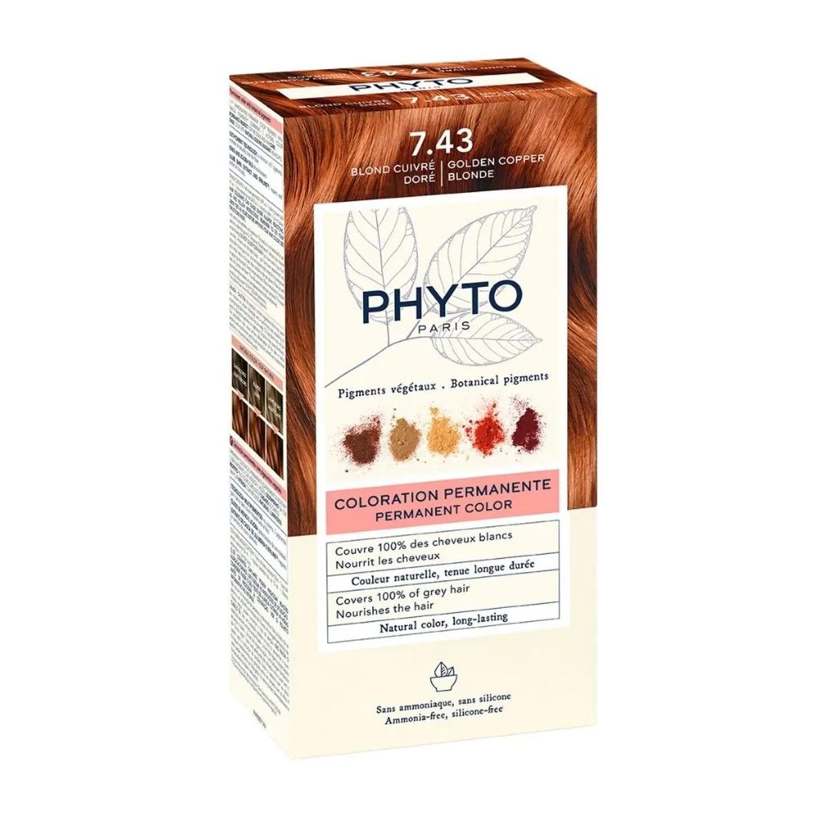 Phytocolor 7.43 Copper Golden Blonde