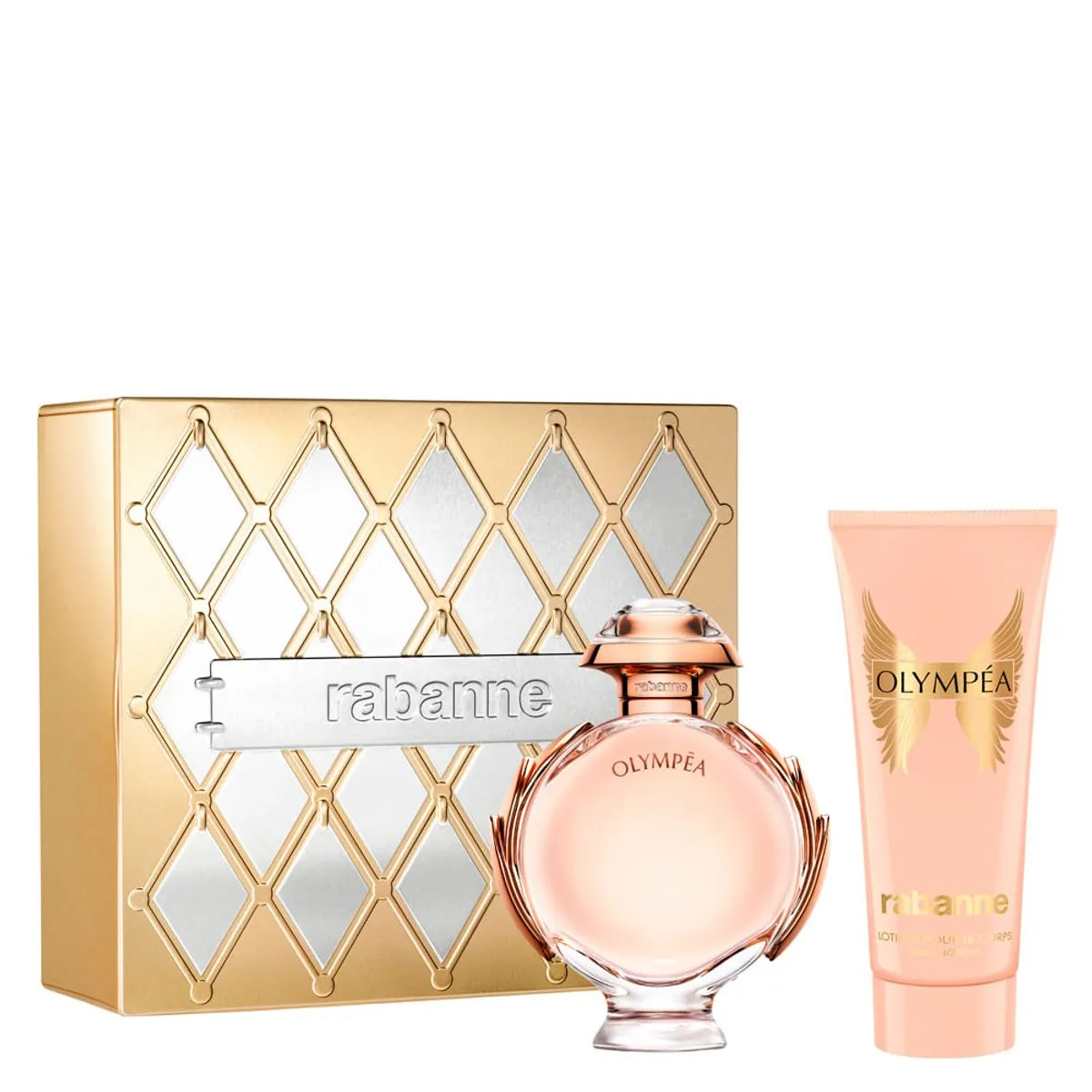 Kit Rabanne Coffret Perfume Olympéa Eau De Parfum Feminino 80 Ml Creme Corporal Sensual 100 Ml