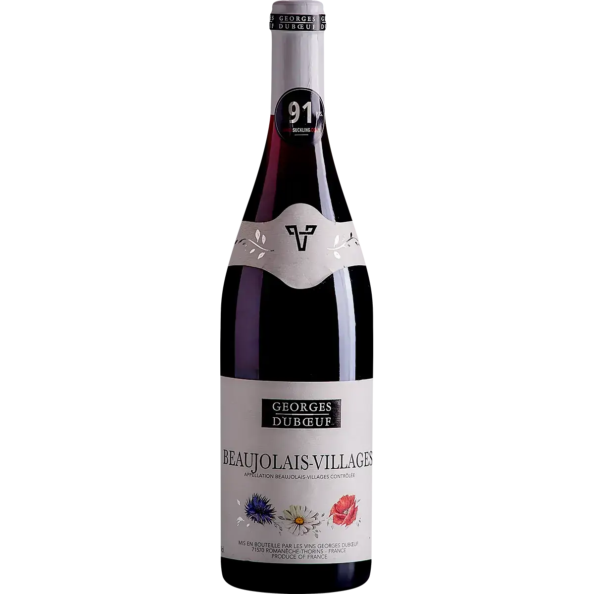 Vinho Francês Tinto Georges Duboeuf Beaujolais Villages Garrafa 750Ml