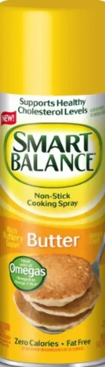 Smart Balance Non Stick Cooking Spray Butter Flavor 5 Oz