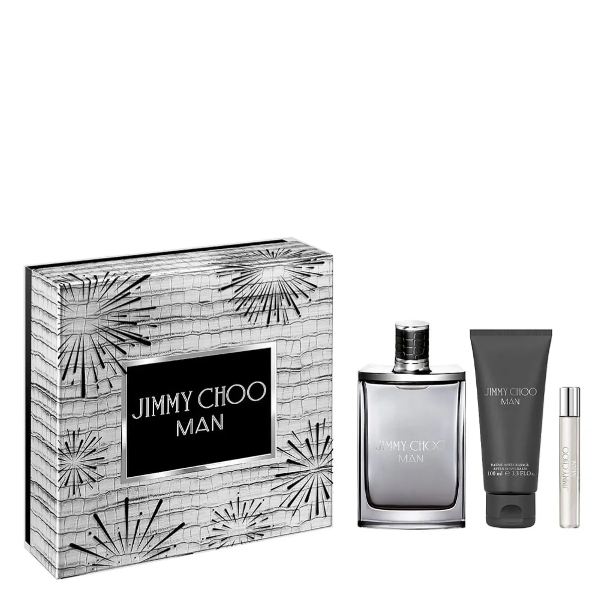 Kit Jimmy Choo Perfume Masculino Eau de Toilette 100 ml + Sabonete Líquido 100 ml + Miniatura 7,5 ml