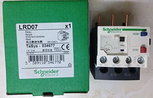 Relay, Thermal Overload, Screw Clamp Terminal/connector 1 Ea 034677