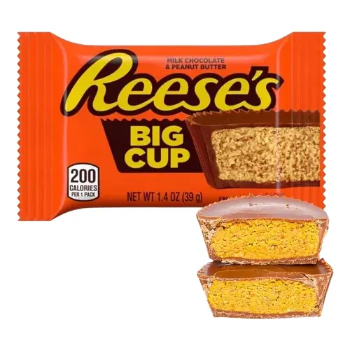 Chocolate Ao Leite Recheio Pasta De Amendoim Reeses Pacote 39g