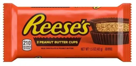 Chocolate Ao Leite Recheio De Pasta De Amendoim Reeses Pacote 42g 2 Unidades