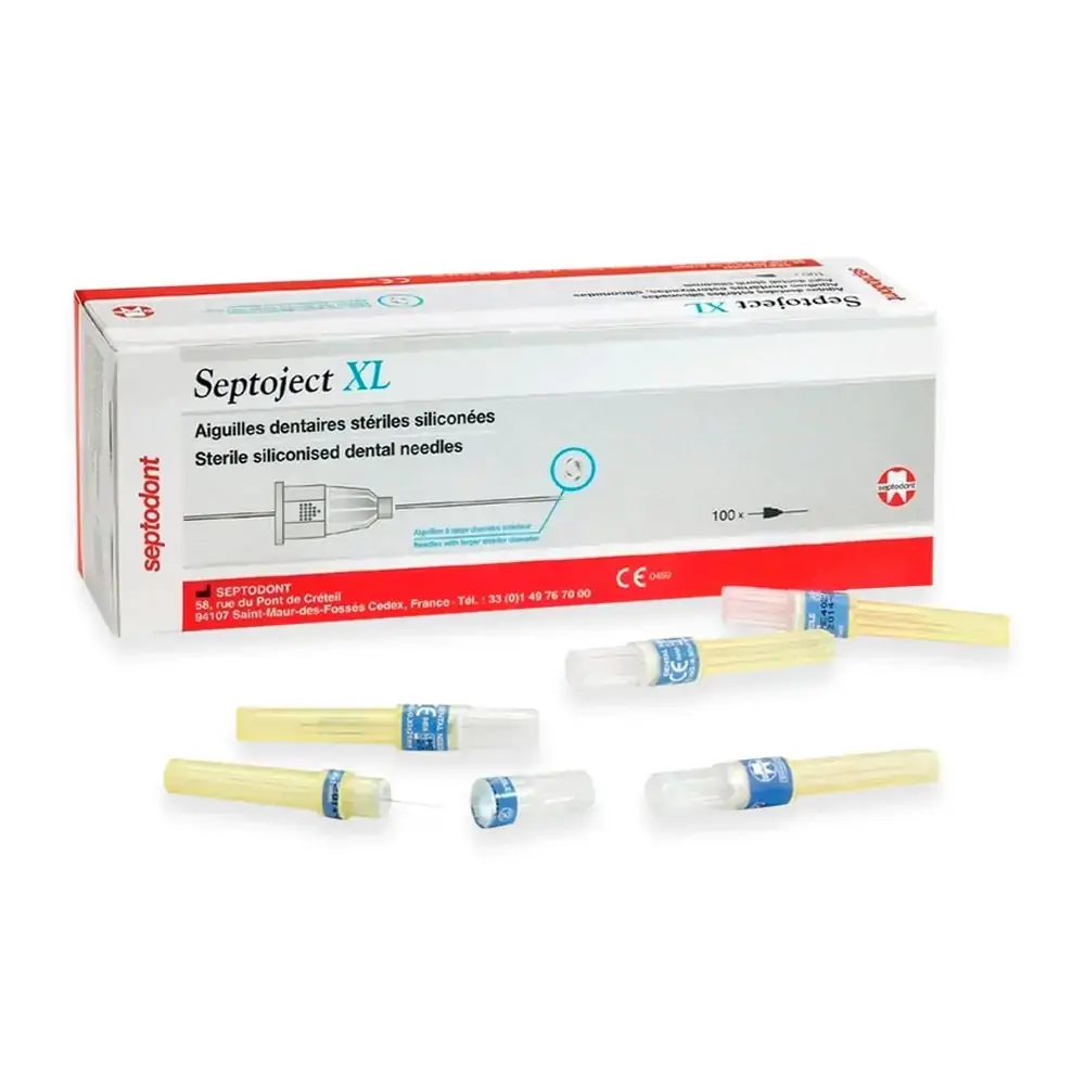 Agulha Gengival Septoject XL - Septodont - 27g Longa (Cód. 25.7183)