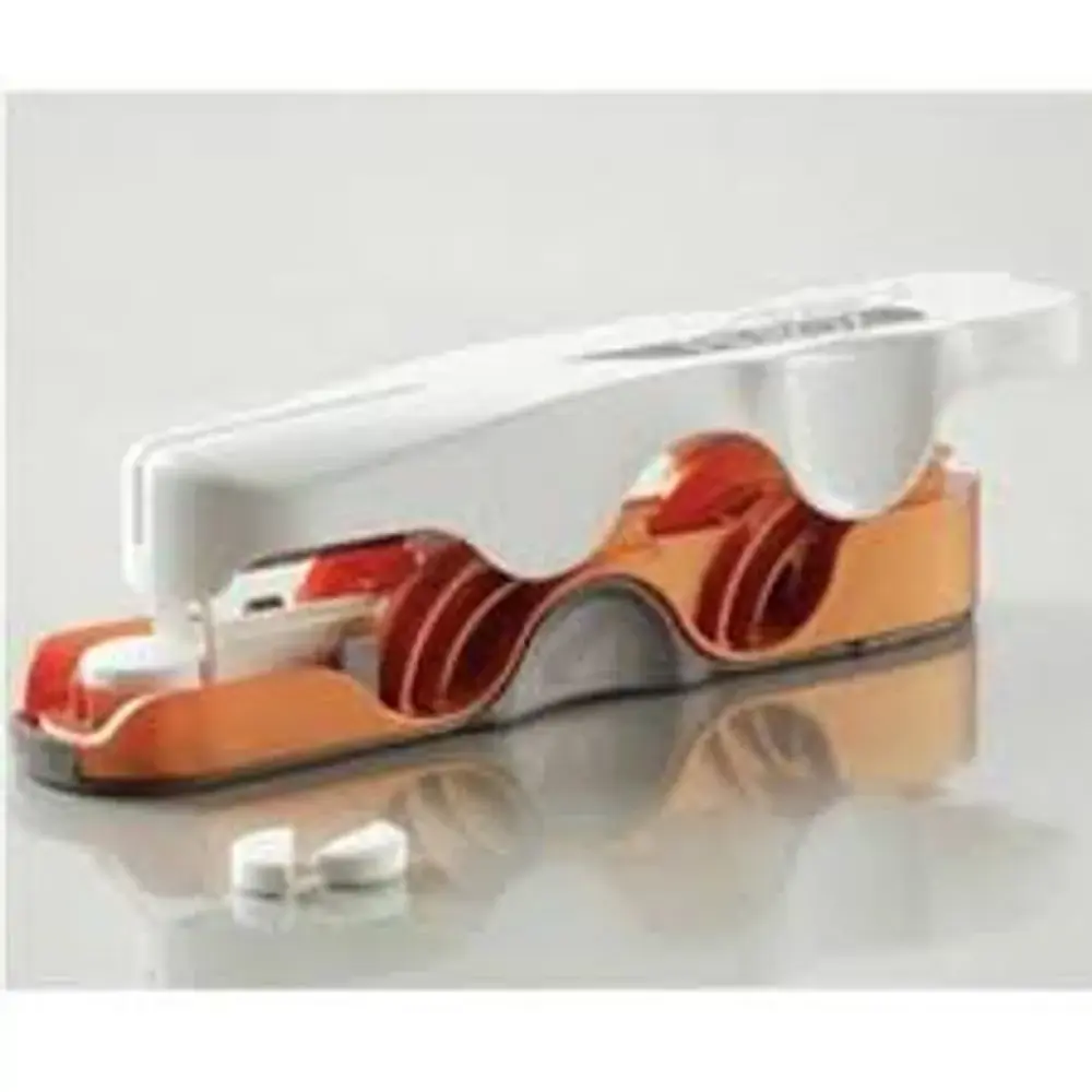 Pilbox Cutter Cortador De Comprimido Laranja