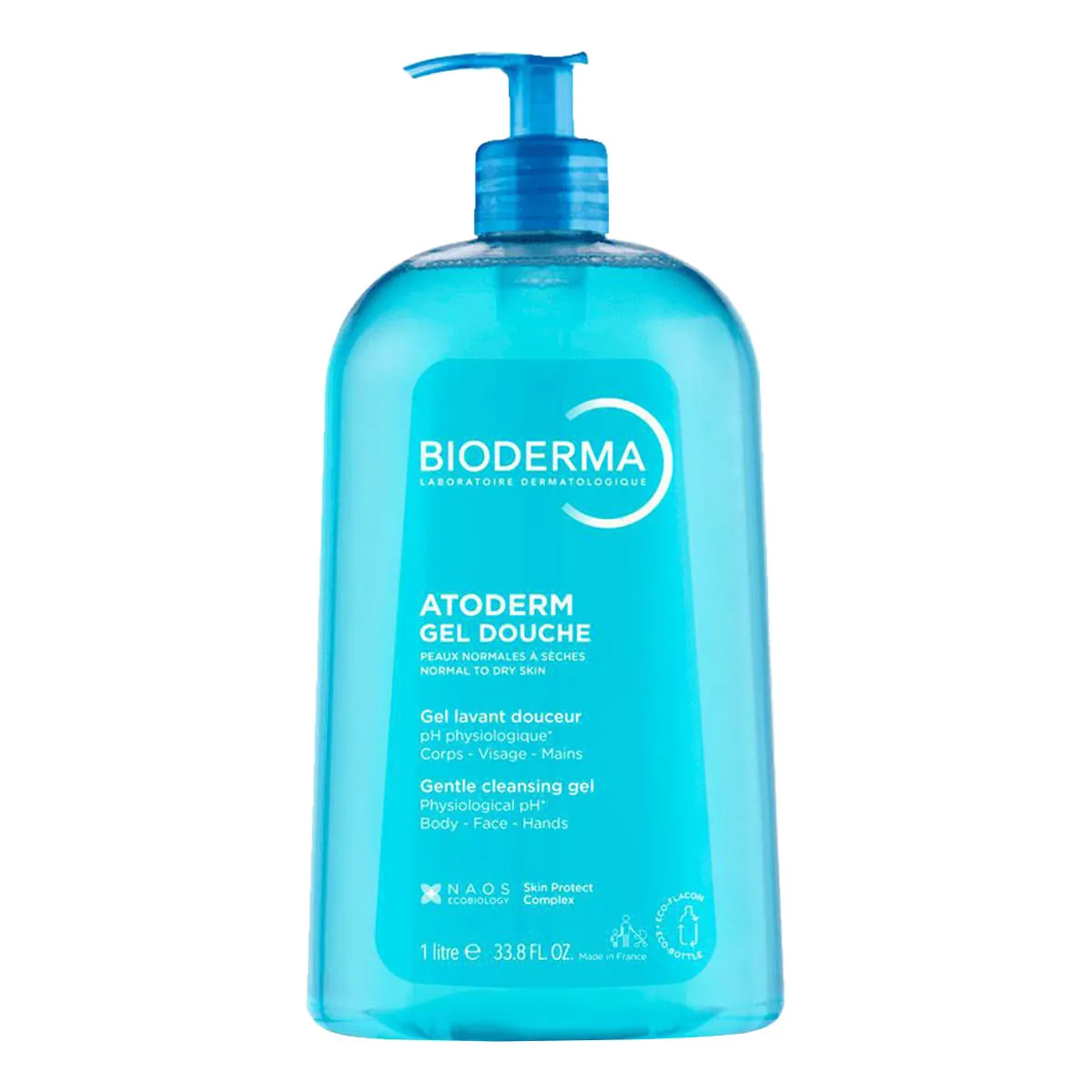 Gel de Banho Bioderma Atoderm Gel Douche Higiene Diária Antirressecamento 1L
