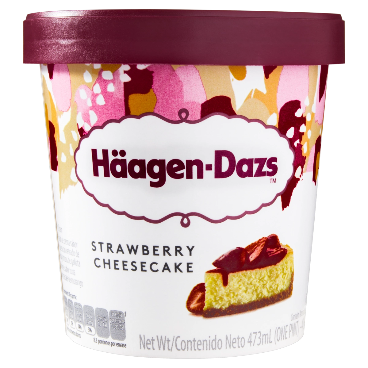 Sorvete Cheesecake De Morango Häagen Dazs Pote 473ml