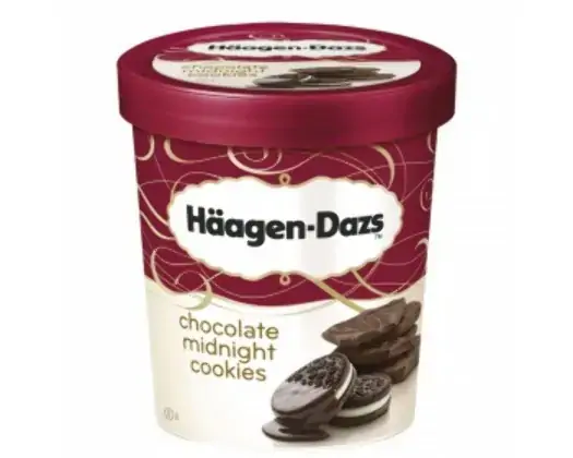 Sorvete De Chocolate Haagen Dazs Midnight Cookies