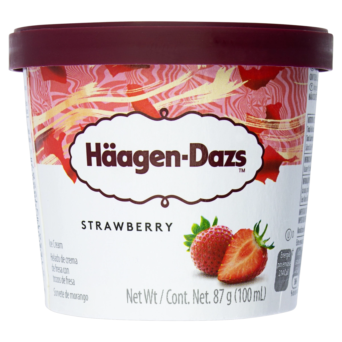 Sorvete Morango Häagen Dazs Pote 100ml