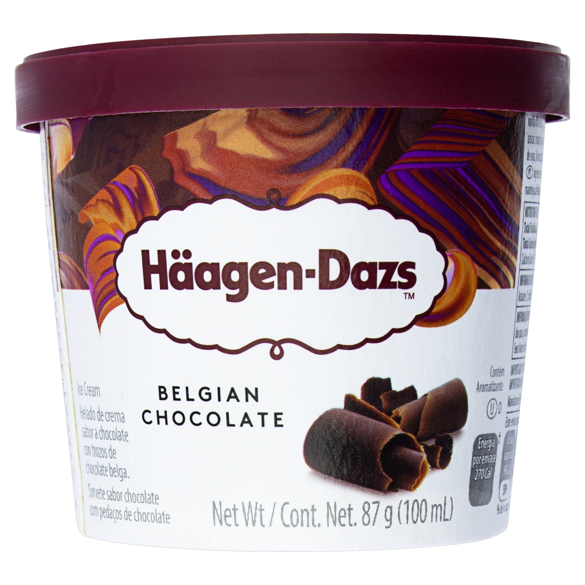 Sorvete Haagen Dazs De Chocolate Mini Cup 100ml
