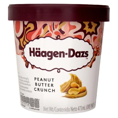 Sorvete Crunch Peanut Butter Häagen Dazs Pote 473ml
