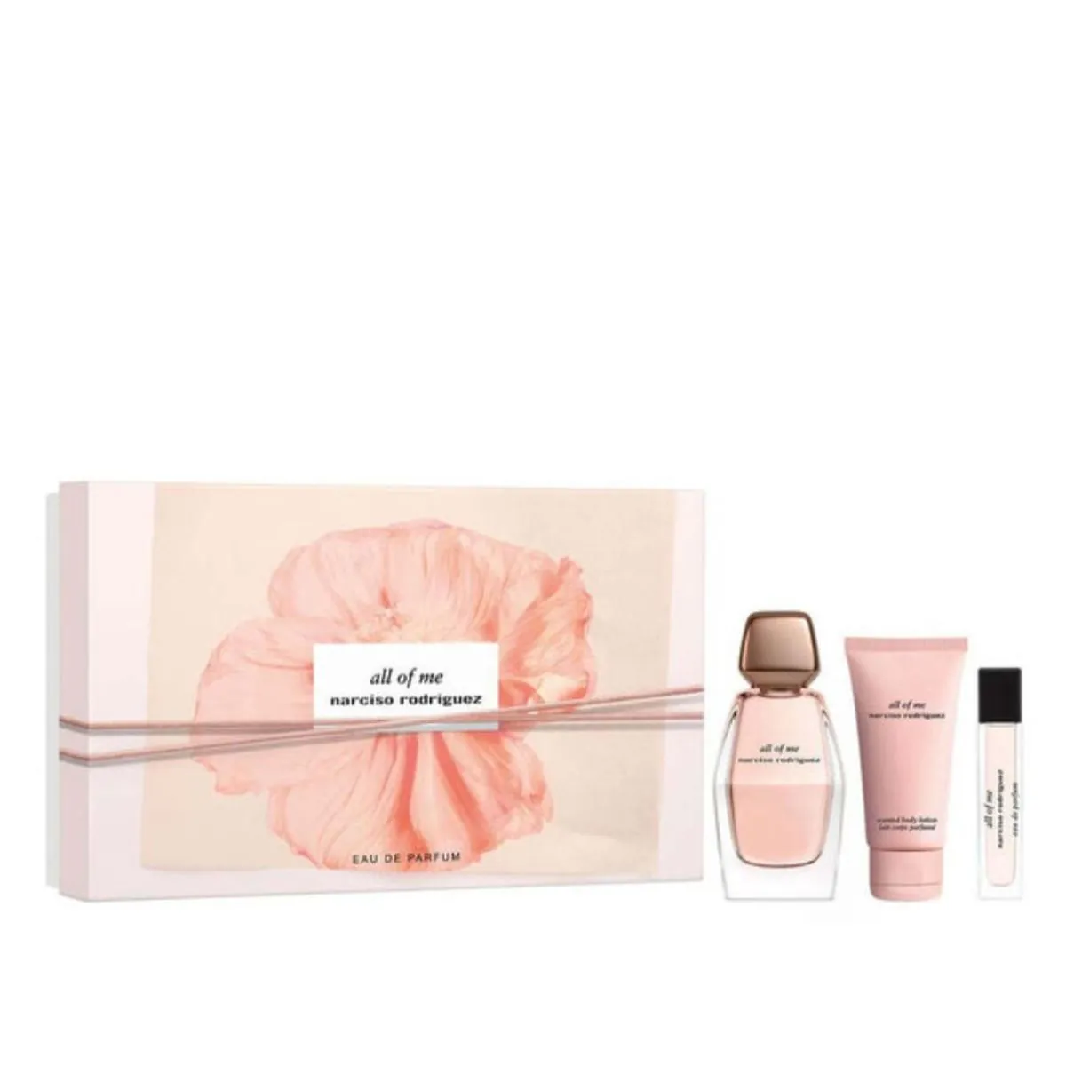 Narciso Rodriguez Coffret All Of Me Eau De Parfum 90ml + Loção Corporal 50ml + Travel Sizel 10ml