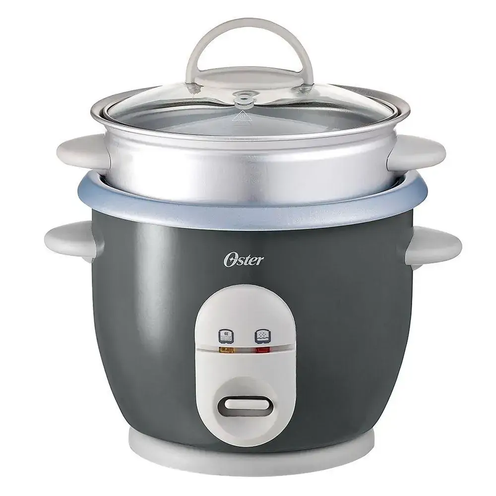 Panela Elétrica De Arroz 4722 Oster 3 Xícaras Com Bandeja Para Vapor 220v