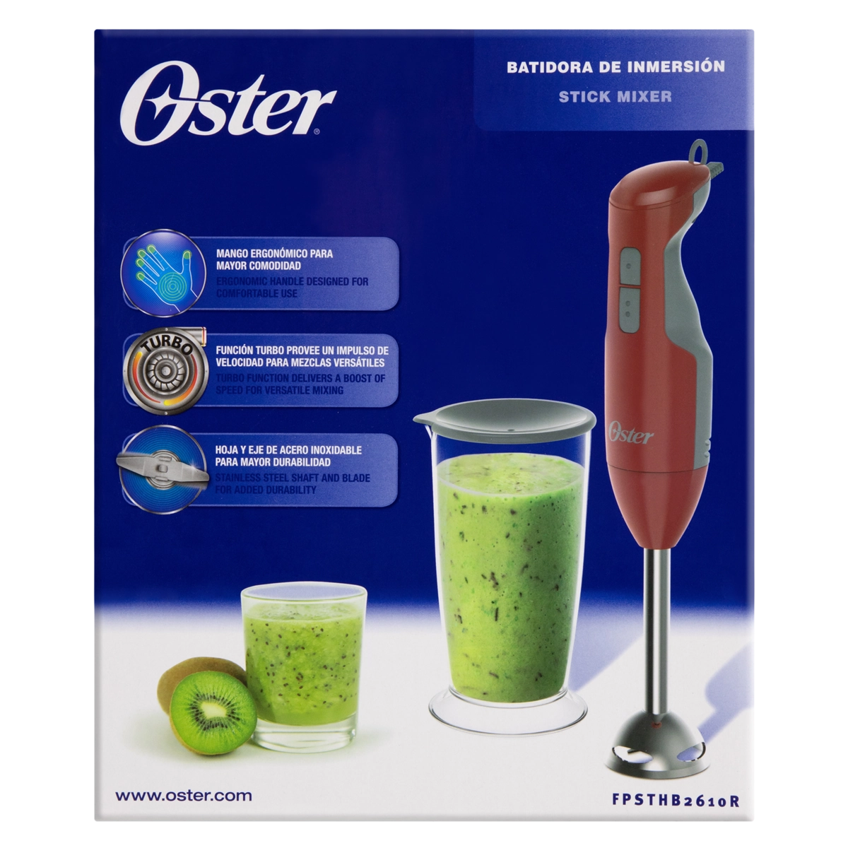 Mixer De Alimentos Vermelho Versátil Oster 220v