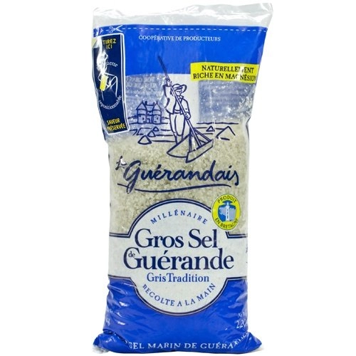 Guerandais Gros Sel Gris Sachet Plastique Niveau Regulier De Sel Guerande
