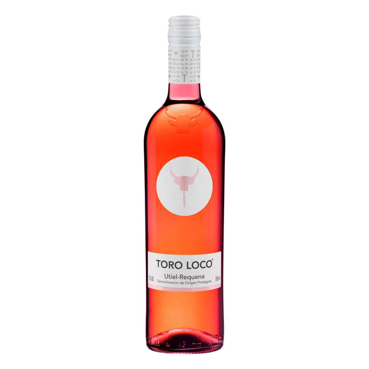 Vinho Espanhol Rosé Seco Toro Loco Bobal Utiel-Requena Garrafa 750 ml