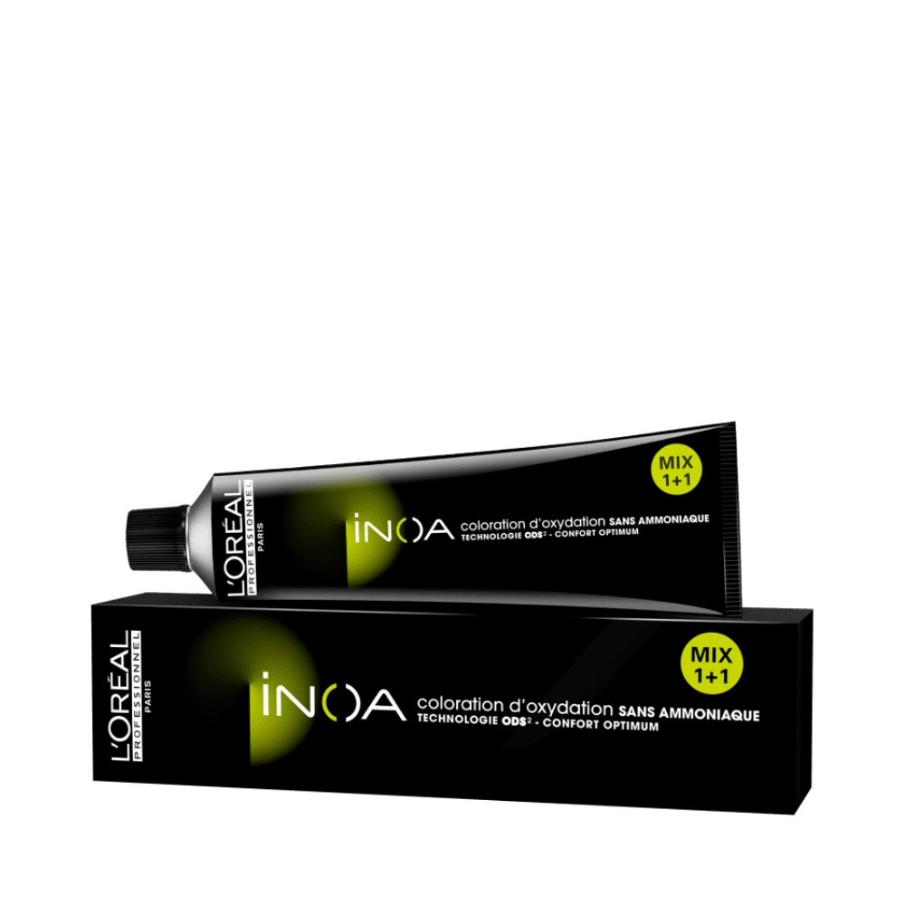 L Oreal Professional Inoa, Unisex Hair Color, 7.44 Copper Mahogany Blonde, 2 Ounce