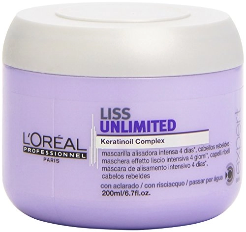 L Oreal Liss Unlimited Keratinoil Complex Mask For Unisex, 6.7 Ounce