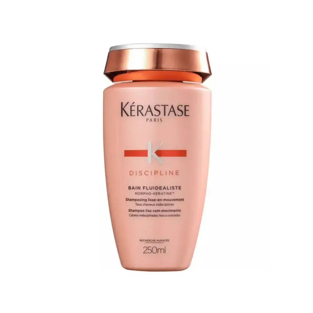 Kerastase Discipline Bain Fluidealiste Smooth In Motion Shampoo For Unisex, 8.5 Ounce Packaging May