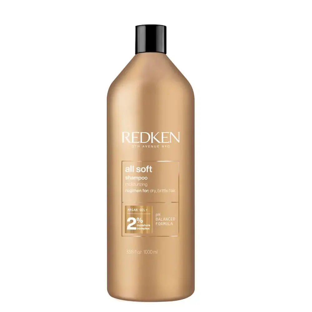 Shampoo All Soft Para Cabelos Secos Redken 1000ml