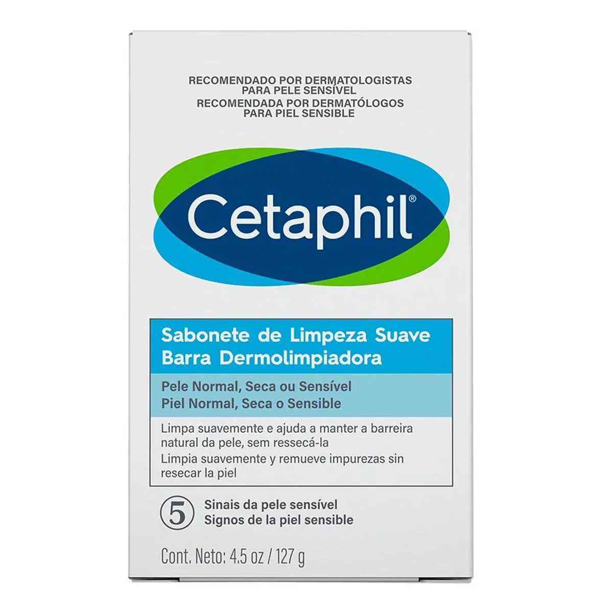 Sabonete em Barra Cetaphil Limpeza Suave Com 127g