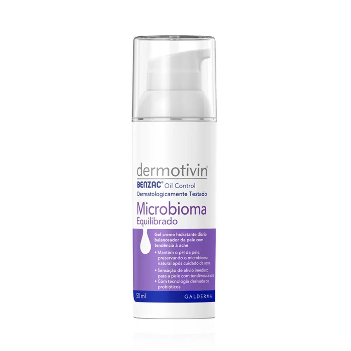 Gel Creme Hidratante Microbioma Equilibrado Dermotivin