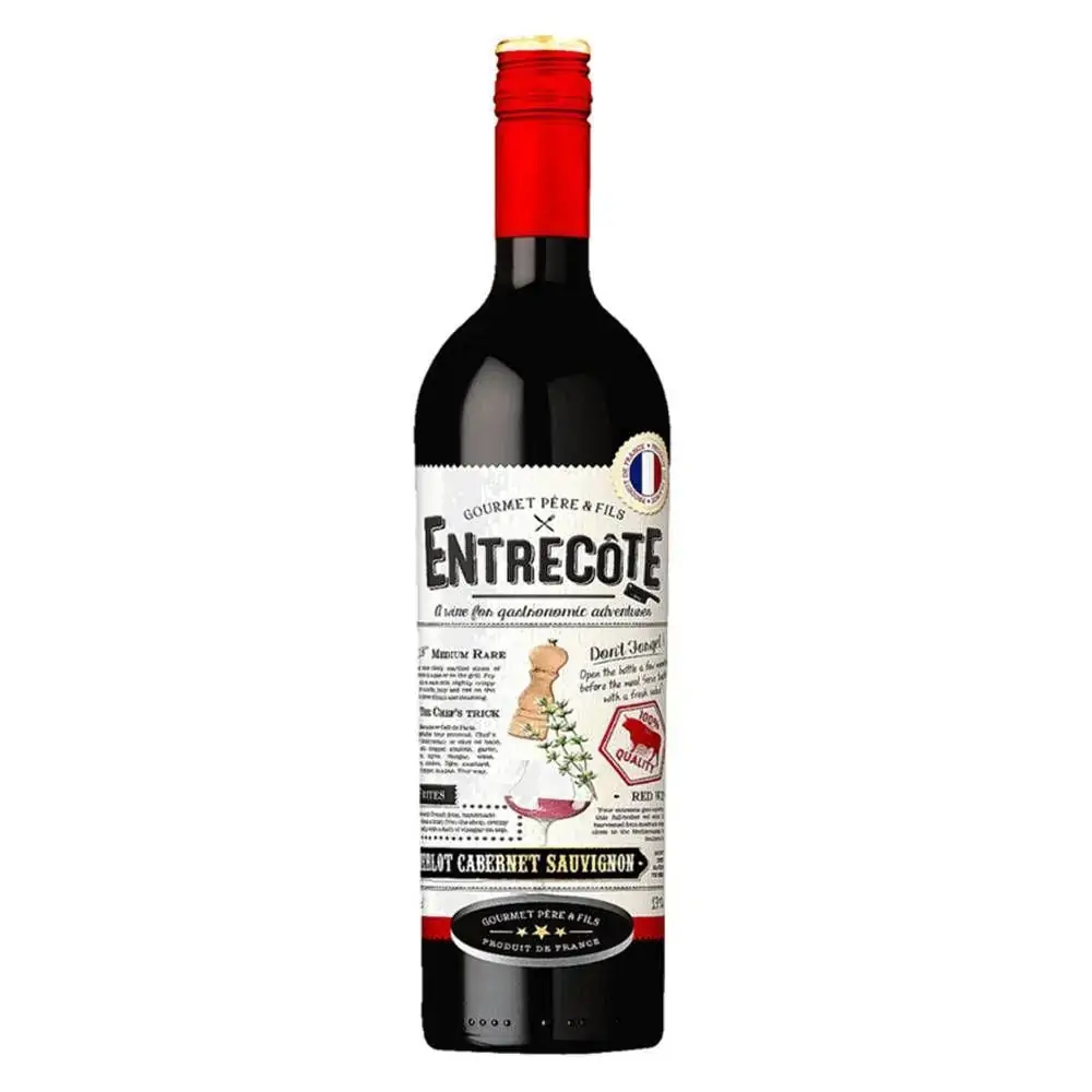 Vinho Entrecôte Merlot Cabernet Syrah 750ml