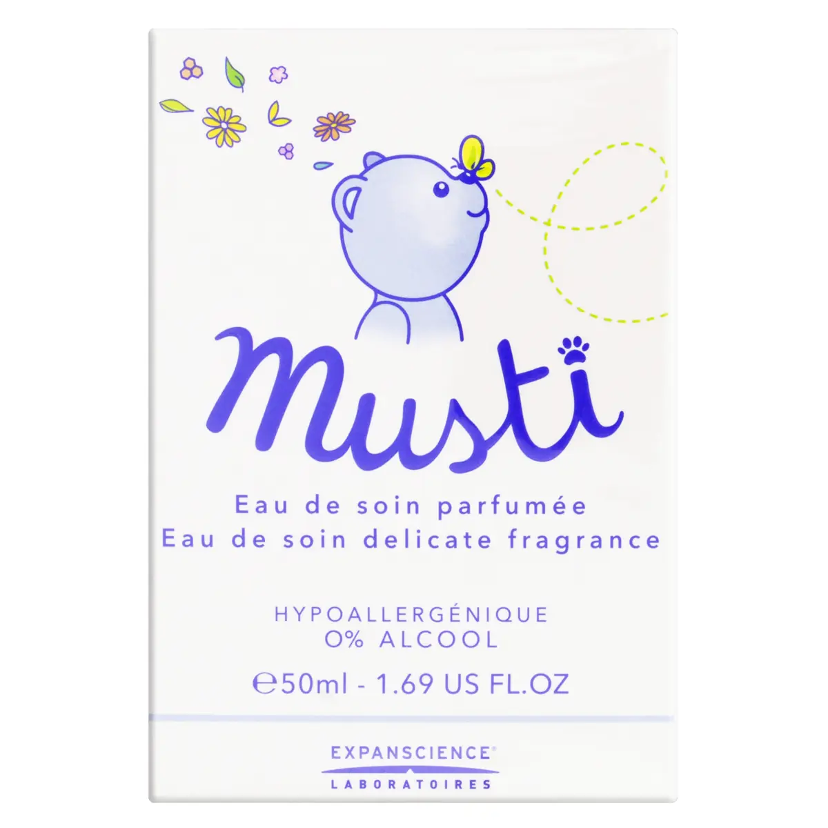 Perfume Para Bebê Suave Mustela Musti Caixa 50ml