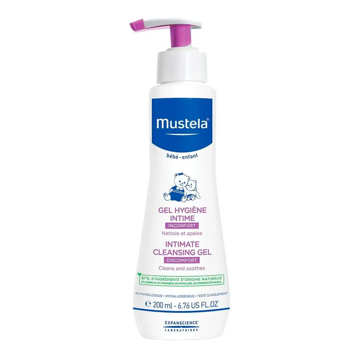 Gel De Higiene Mustela Bébé áreas Delicadas