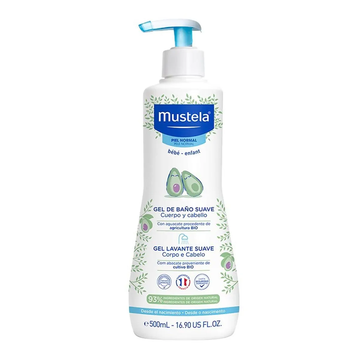 Gel Lavante Suave Mustela 500ml