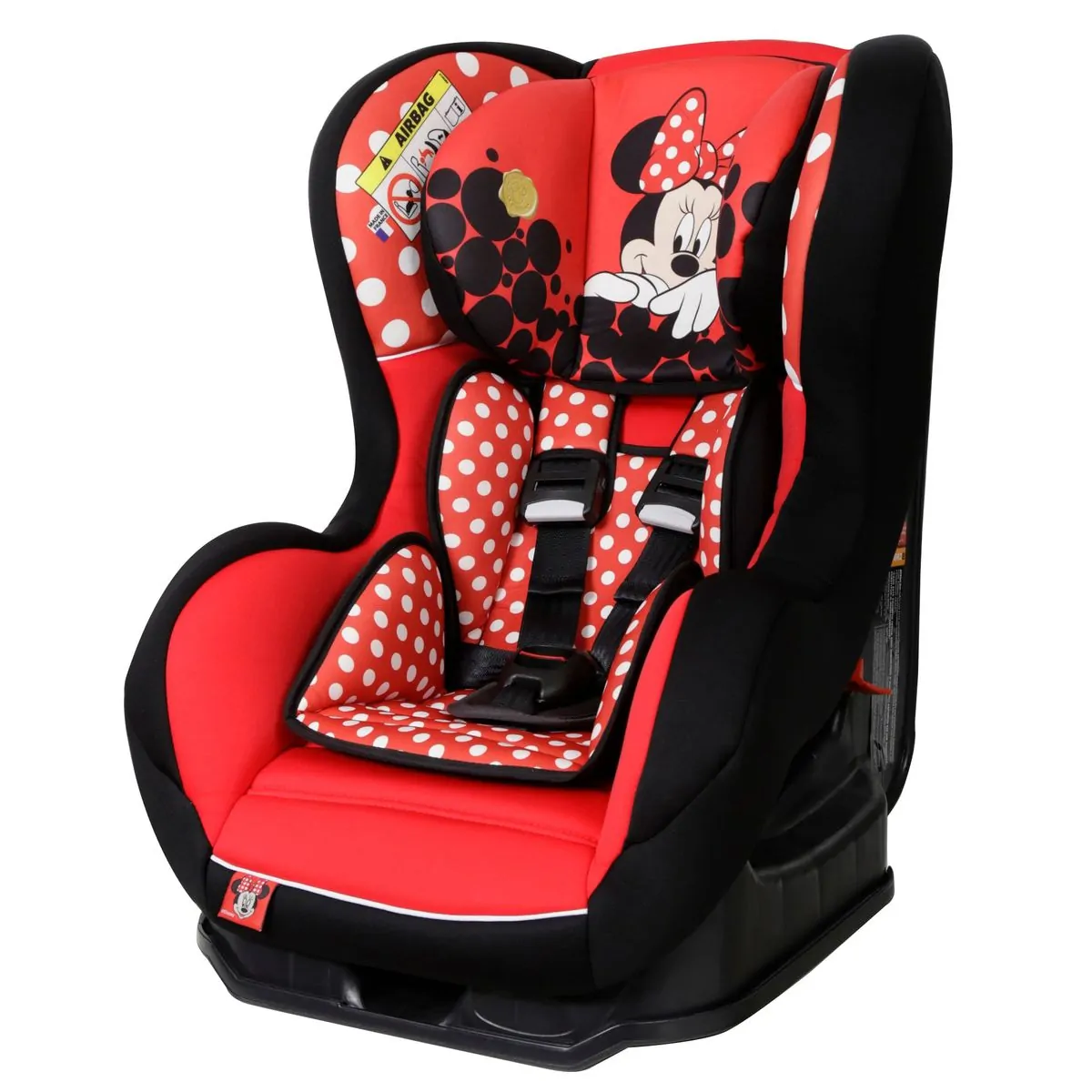 Cadeirinha de Carro Primo Disney Minnie Mouse 0 a 25 Kg Vermelho