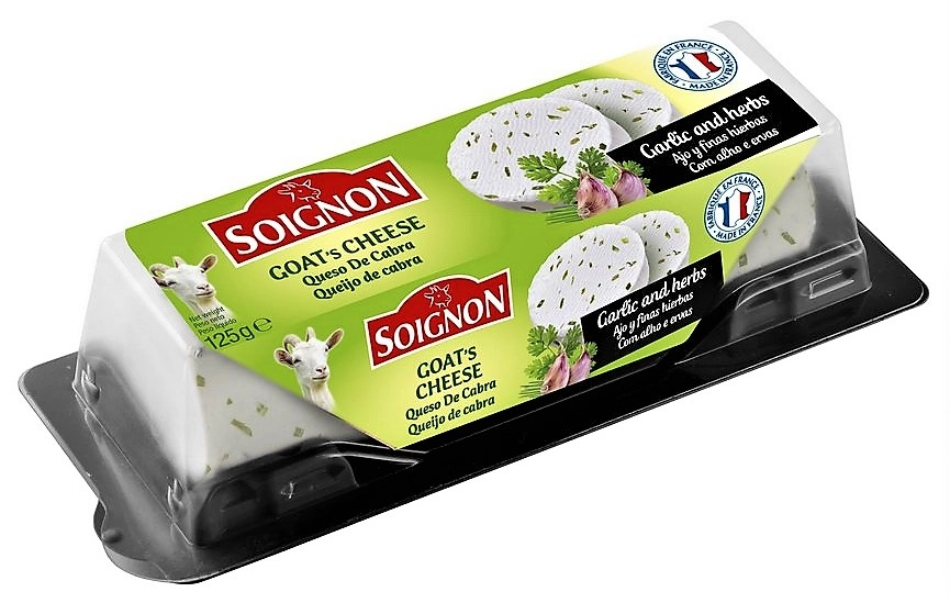 Queijo Francês de Cabra com Ervas e Alho MERCI CHEF 125g