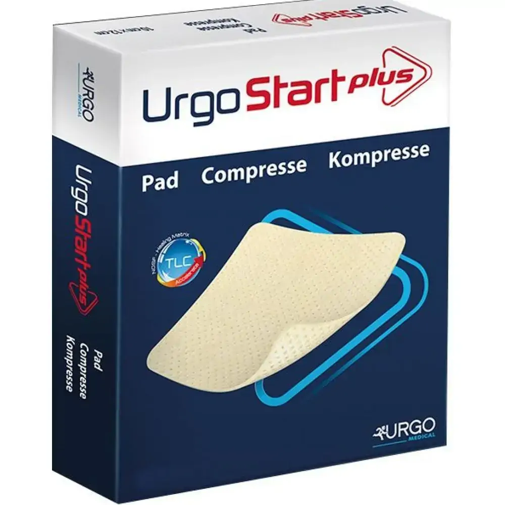 Curativo Matriz Cicatrizante TLC UrgoStart Plus Pad 10x10cm - Urgo 553122
