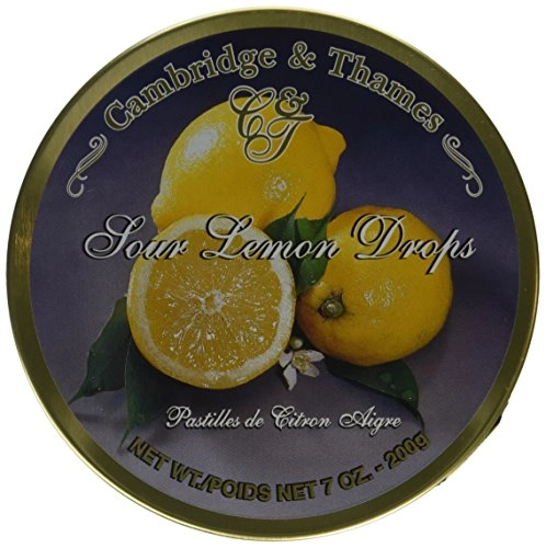 Cambridge Thames Sour Lemon Drops 2 Cans Each 7 Oz
