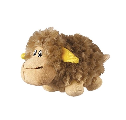 Kong Company 39918 Barnyard Cruncheez Sheep Dog Toy, Small, Tan