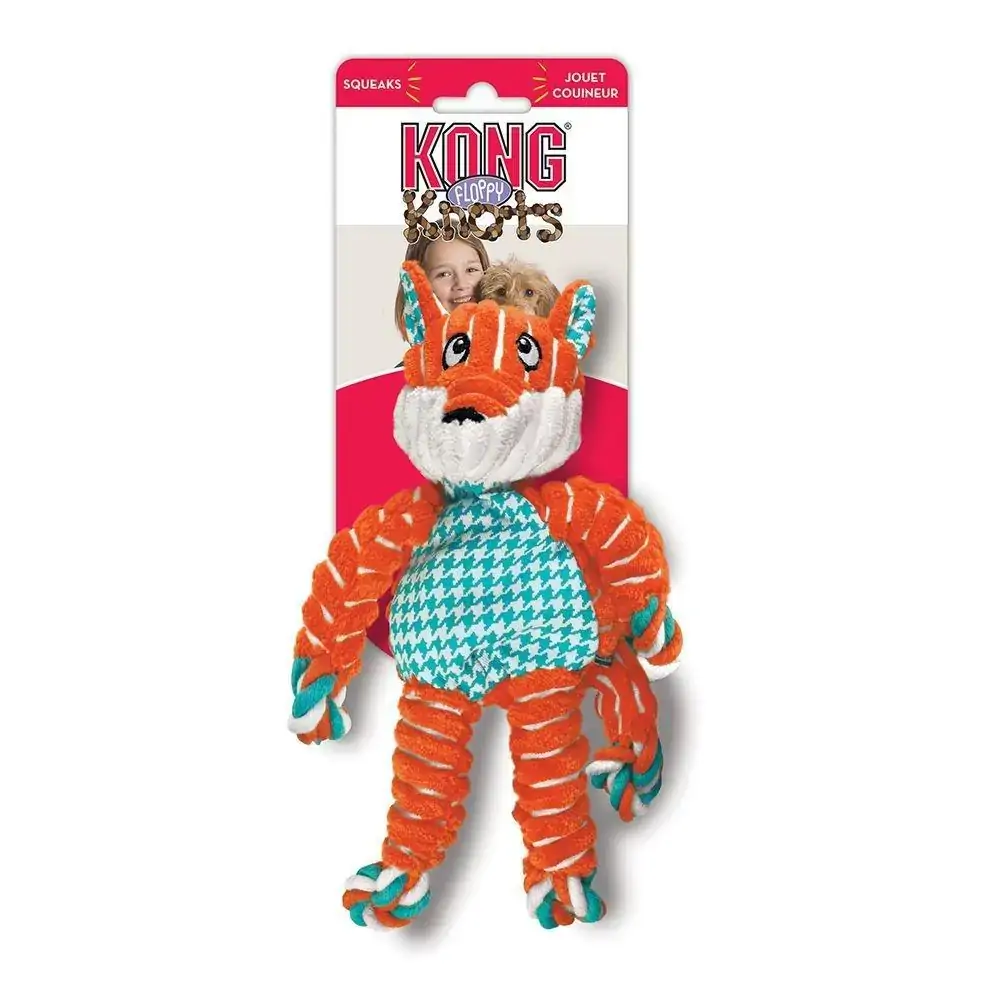 Kong Floppy Knots Fox M L Nkf12